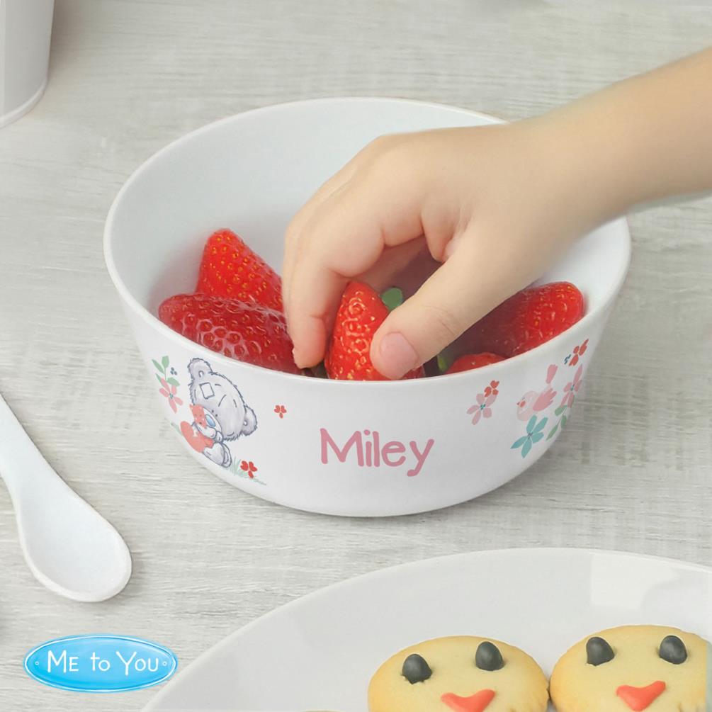 Personalised Tiny Tatty Teddy Woodland Animal Plastic Bowl Extra Image 1